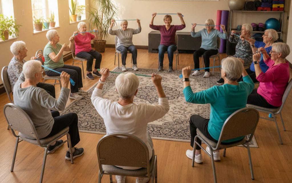 Chair-yoga-for-senior-older-people-west-row